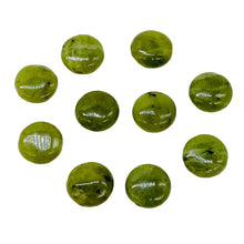 Load image into Gallery viewer, 10 Premium Speckle Nephrite 10x5mm Jade Beads 10261
