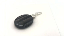 Load and play video in Gallery viewer, Hypersthene Sterling Silver Pendant |1 3/4 inch long | Silver-black | Oval |
