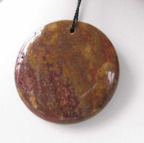 Druzy Caverns Ocean Jasper Centerpiece Bead 9105OO - PremiumBead Primary Image 1