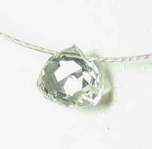 0.26cts Natural White Diamond Tabiz Briolette Bead 10617E - PremiumBead Alternate Image 3
