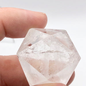 Quartz Crystal Icosahedron Sacred Geometry Crystal |Healing Stone|38mm or 1.5"| - PremiumBead Alternate Image 7
