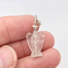 Load image into Gallery viewer, On the Wings of Angels Quartz Sterling Silver 1.5&quot; Long Pendant 509284QZS - PremiumBead Alternate Image 2
