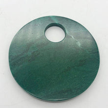 Load image into Gallery viewer, Green African Jade 50mm Pi Circle Pendant Bead - PremiumBead Alternate Image 8
