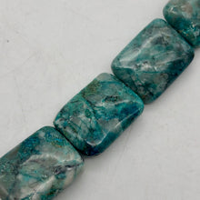 Load image into Gallery viewer, Natural Chrysocolla Rectangle 20x15x7mm Bead Strand - PremiumBead Alternate Image 3
