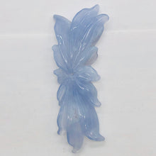 Load image into Gallery viewer, 106cts Exquistely Hand Carved Blue Chalcedony Flower Bead 009850H
