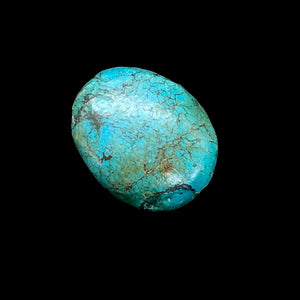 Natural Turquoise Nugget Focus or Master 26cts Bead | 25x20x9mm | Blue Brown |