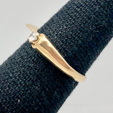 Load image into Gallery viewer, Natural Diamond Solid 14K Yellow Gold Pinky Ring Size 4 1/2 9982Am - PremiumBead Alternate Image 5
