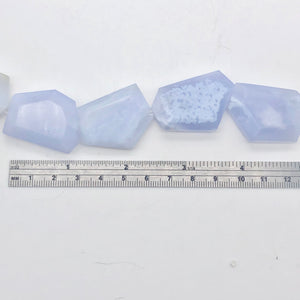 745cts Druzy Blue Chalcedony Faceted Bead 16" Strand - PremiumBead Alternate Image 11