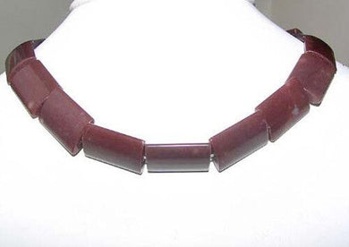 Plum Muscovite Rectangle Pendant Bead Strand 108425 - PremiumBead Primary Image 1