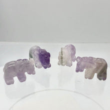 Load image into Gallery viewer, Wild Hand Carved Amethyst Elephant Beads | 22.5x21x10mm | Purple - PremiumBead Alternate Image 8

