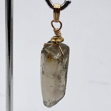 Load image into Gallery viewer, Smoky Quartz 14KGF Wire Wrap Crystal | 1 3/4&quot; Long | Smoky clear | 1 Pendant
