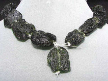 Load image into Gallery viewer, 2 Unique Pendant Size Black Meteor Fragments 13 grams | 28x20x8 to 29x21x8mm | - PremiumBead Alternate Image 5

