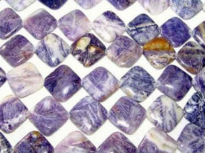 2 Purple Flower Sodalite 20x20mm Pendant Beads 8415 - PremiumBead Alternate Image 3