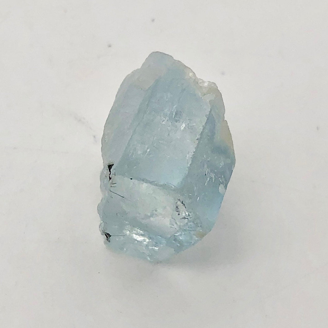 One Rare Natural Aquamarine Crystal | 18x18x13mm | 34.210cts | Sky blue | - PremiumBead Primary Image 1