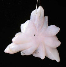 Load image into Gallery viewer, 72cts Hand Carved Pink Peruvian Opal Flower Bead 10369N - PremiumBead Alternate Image 2
