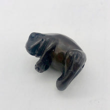 Load image into Gallery viewer, Sumo Carved Teak Froggie Toad Ojime Netsuke Bead | 24x19x16mm | Brown - PremiumBead Alternate Image 3
