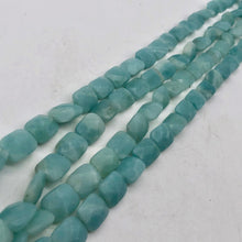 Load image into Gallery viewer, Gem Quality Faceted Amazonite 14x10x7mm Rectangle Bead Strand - PremiumBead Alternate Image 6
