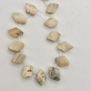 Unique Diamond Shape African Opal Bead Strand - PremiumBead Alternate Image 8