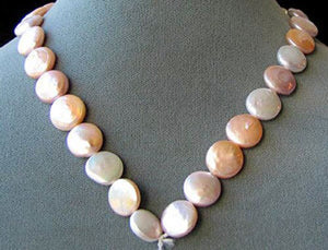 Amazing Natural Multi-Hue FW Coin Pearl Strand 104757B - PremiumBead Alternate Image 2