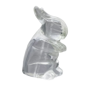 Easter Bunny Rabbit Rabbit | 46x27x21mm | Clear | 1 Figurine