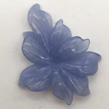 Load image into Gallery viewer, 42cts Exquisitely Hand Carved Blue Chalcedony Flower Pendant Bead - PremiumBead Alternate Image 6
