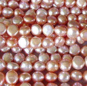 Sumptuous 13 Vivid Peach Fresh Water Pearls 004464 - PremiumBead Alternate Image 3