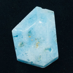 70cts Druzy Natural Hemimorphite Pendant Bead | Blue | 35x27x9mm | 1 Bead |