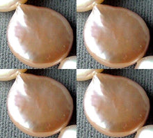 Load image into Gallery viewer, Natural Perfect Peach FW Coin Pearl Strand 104765 - PremiumBead Alternate Image 6
