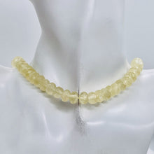 Load image into Gallery viewer, Rare Yellow Calcite Faceted Roundel Beads Strand | 10x5mm | 65 Beads |
