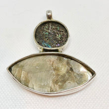 Load image into Gallery viewer, Mother of Pearl &amp; Abalone Shell Pendant - Glamorous! 4178 - PremiumBead Alternate Image 4
