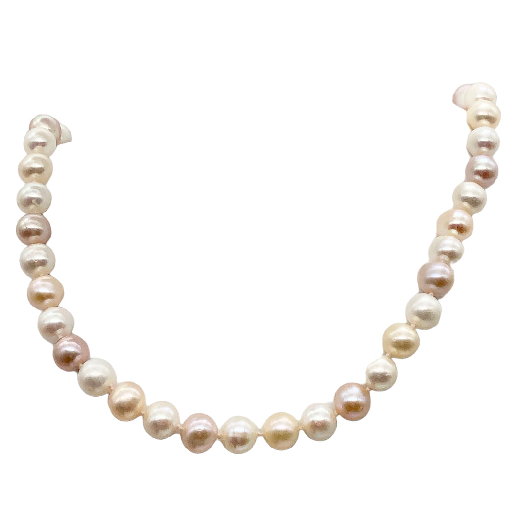 Fresh Water Pearl 14K Gold Necklace | 18