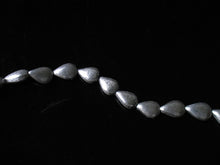 Load image into Gallery viewer, Designer Brushed Silver Teardrop Bead 8&quot; Strand 110317 - PremiumBead Alternate Image 2
