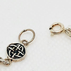 Celtic! Sterling Silver Knots 7" Bracelet 9977A - PremiumBead Alternate Image 2