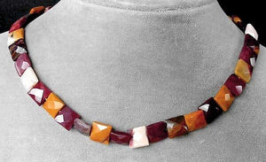 Mookaite Faceted Bead Half-Strand! | 10x10x5mm | Square | 20 beads | - PremiumBead Alternate Image 5