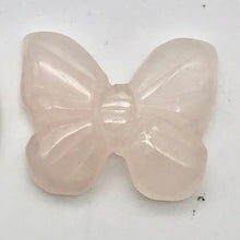Load image into Gallery viewer, Flutter 2 Carved Rose Quartz Butterfly Beads | 21x17x5mm | Pink - PremiumBead Alternate Image 6
