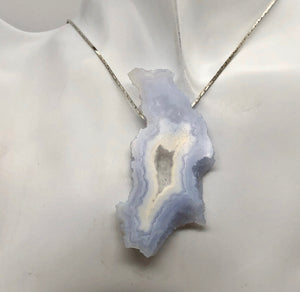 69cts Druzy Blue Chalcedony Designer Pendant Bead for Jewelry Making - PremiumBead Alternate Image 2