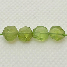 Load image into Gallery viewer, 4 Sparkling Faceted Natural Peridot Coin Beads5777 - PremiumBead Primary Image 1
