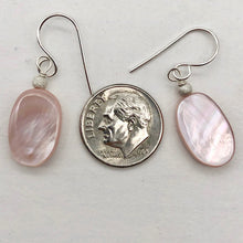 Load image into Gallery viewer, Beautiful Pink Mother of Pearl and Sterling Silver Earrings | 1 1/2&quot; Long | - PremiumBead Alternate Image 6
