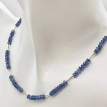 Load image into Gallery viewer, 41cts Genuine Untreated Blue Sapphire &amp; Sterling Silver Necklace 203285 - PremiumBead Alternate Image 11
