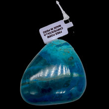 Load image into Gallery viewer, Chrysocolla Free Form Pendant Bead | 41x41x14mm | Blue | 41g | 1 Pendant Bead |
