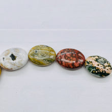 Load image into Gallery viewer, Ocean Jasper Graduated Oval Strand | 22x17x7 to 26x21x8mm | Multi-color | 17 Bds
