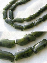 Load image into Gallery viewer, 4 Beads of Nephrite Jade 20x10x5mm Beads 9347 - PremiumBead Primary Image 1
