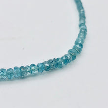 Load image into Gallery viewer, 73.7cts Natural Blue Zircon 3x1.5-4x2.5mm Graduated Faceted Bead Strand 10844 - PremiumBead Alternate Image 5
