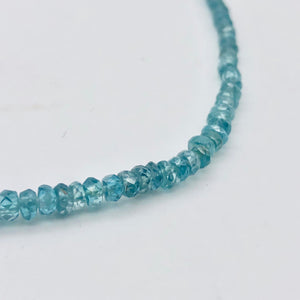73.7cts Natural Blue Zircon 3x1.5-4x2.5mm Graduated Faceted Bead Strand 10844 - PremiumBead Alternate Image 5