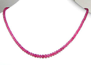 45cts AAA Gemmy Natural Pink Sapphire Bead Strand 103940A - PremiumBead Alternate Image 2