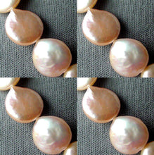 Load image into Gallery viewer, Natural Perfect Peach FW Coin Pearl Strand 104765 - PremiumBead Alternate Image 7
