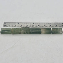 Load image into Gallery viewer, Natural graduated Rutilated Quartz strand | 20x11x6 - 15x8x5 | Green| Rectangle| - PremiumBead Alternate Image 6
