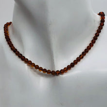Load image into Gallery viewer, Amber Round Bead Strand | 4 mm | Red | 105 Beads |
