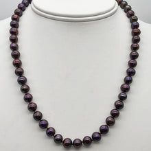 Load image into Gallery viewer, Huge 8mm Purple Magenta Freshwater Pearl and 14Kgf 18 inch Necklace 202843 - PremiumBead Alternate Image 4
