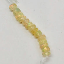 Load image into Gallery viewer, Opal Graduated Faceted Fiery Roundel Bead Parcel | 4-3 1/2 mm | Golden| 8 Beads|
